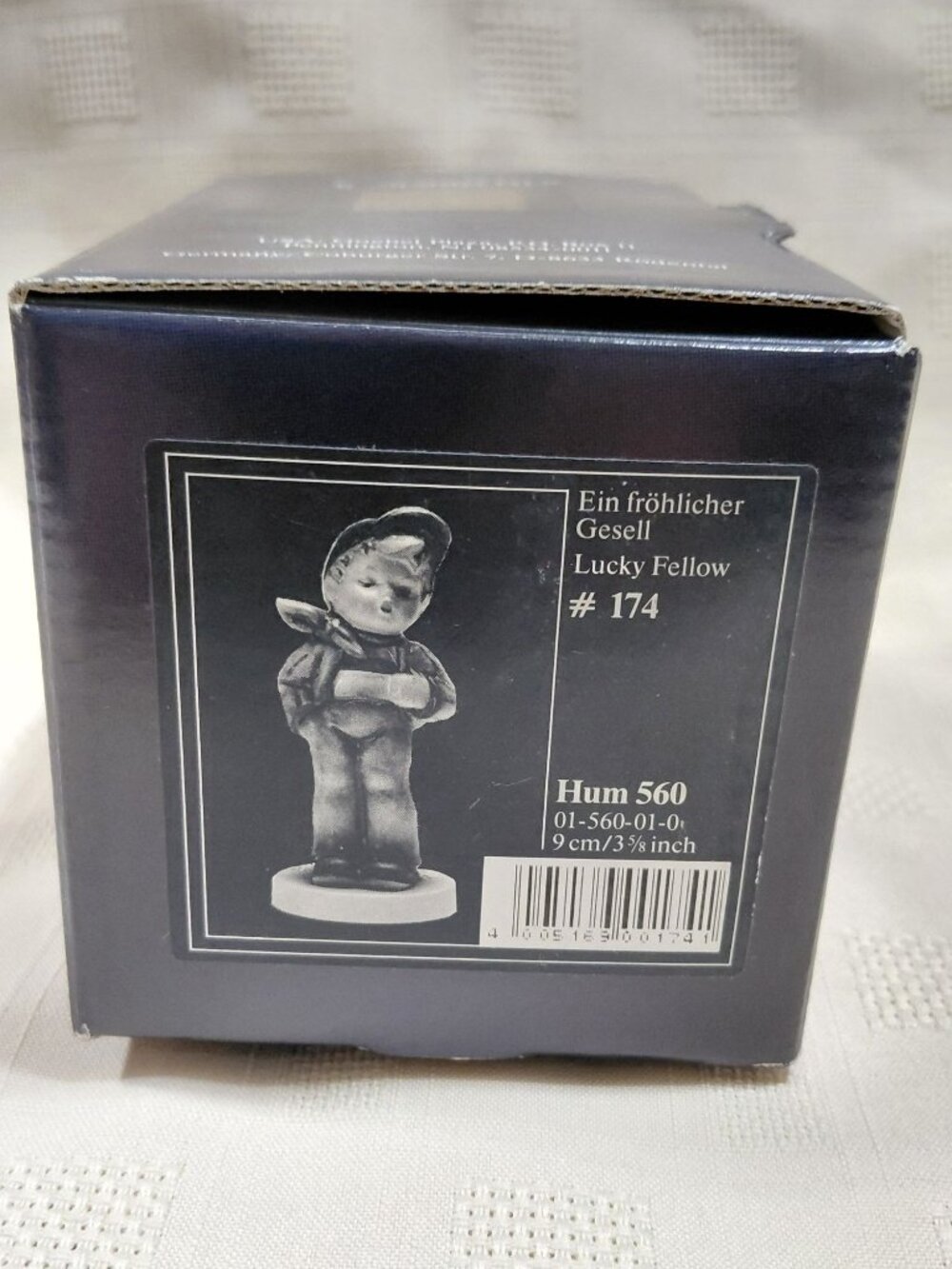 Vintage M.I. Hummel "Lucky Fellow" Figurine #174 Hum 560 with Original Box - Picture 5 of 6